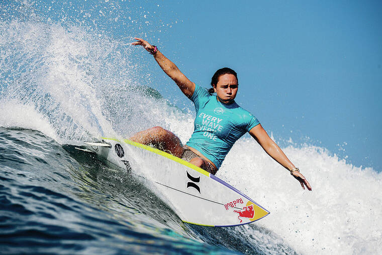 COURTESY WSL
                                Senate Concurrent Resolution 20 was created to honor surfing champion Carissa Moore.