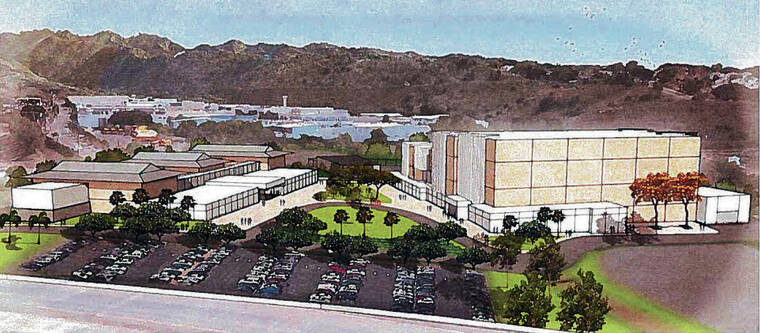 STATE OF HAWAII
                                An artist’s rendering of the proposed Oahu jail in Halawa.