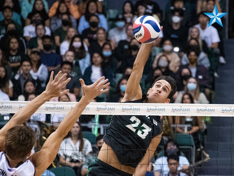 Hawaii sweeps Long Beach State for Big West men’s volleyball title