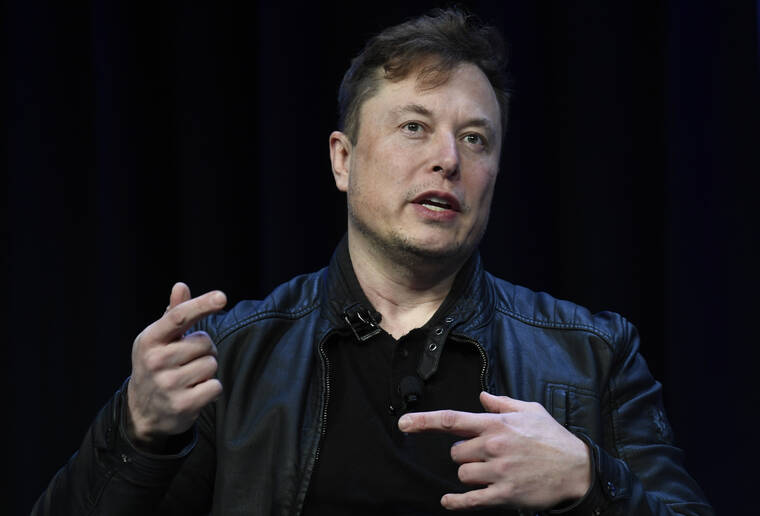 ASSOCIATED PRESS esla and SpaceX Chief Executive Officer Elon Musk spoke at the SATELLITE Conference and Exhibition in Washington, in March 2020. Musk has purchased a 9.2% stake in Twitter, approximately 73.5 million shares, according to a regulatory filing, Monday, April 4, 2022.