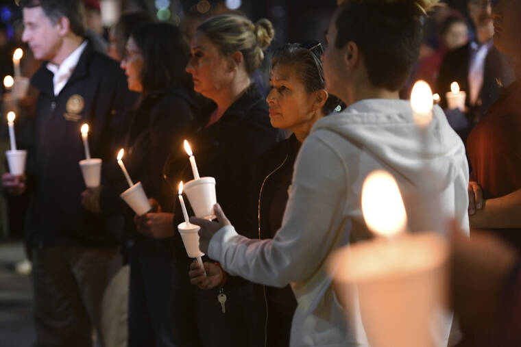 JOSE CARLOS FAJARDO/BAY AREA NEWS GROUP VIA ASSOCIATED PRESS
                                People attended a candlelight vigil for victims of a fatal shooting held at Ali Youssefi Square in Sacramento, Calif., late Monday. Multiple people were killed and injured after the shooting that occurred early Sunday.