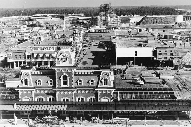 ASSOCIATED PRESS
                                Eastern seaboard architecture of turn of the century America was recreated in Main Street U.S.A., at Walt Disney World’s Magic Kingdom theme park in Orlando, Fla., in November 1970. Florida Gov. Ron DeSantis is asking lawmakers to end Disney’s government in a move that jeopardizes the symbiotic relationship between the state and company.