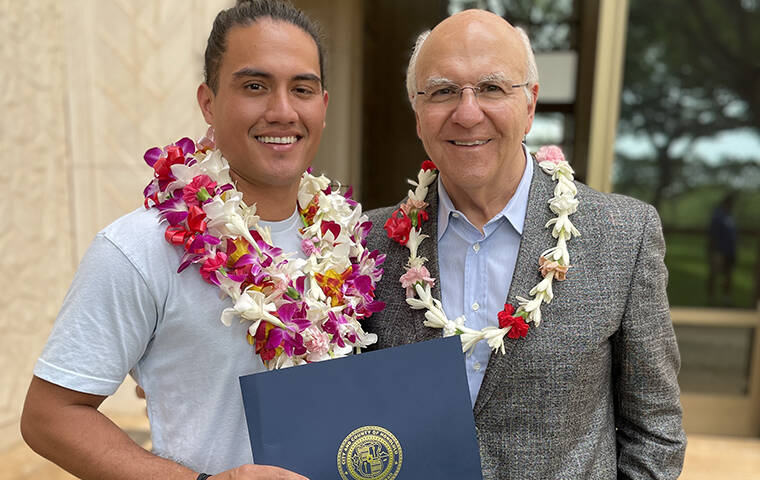 COURTESY CITY AND COUNTY OF HONOLULU The city has proclaimed Monday as Bronson Varde Day in anticipation of the former city workers performance on NBCs American Song Contest.