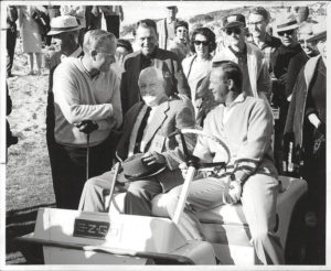 STAR-ADVERTISER 
                                Francis I‘i Brown with golf legends Jack Nicholas, left, and Arnold Palmer, right.