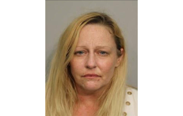 COURTESY HAWAII POLICE DEPARTMENT
                                Jennifer Conway, 44, of Kailua-Kona was arrested and charged with multiple counts of drug and firearms offenses.