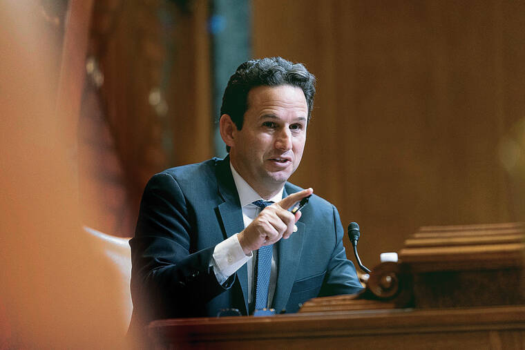 ASSOCIATED PRESS
                                <strong>Brian Schatz: </strong>
                                <em>Looking to designate April 2022 as “Preserving and Protecting Local News Month” </em>