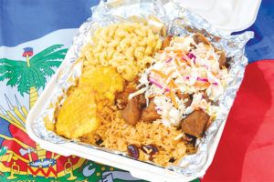 Hearty Haitian food