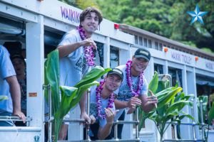 Hawaii celebrates the national champion Rainbow Warrior men’s volleyball team
