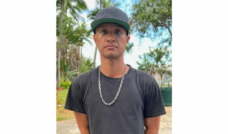 COURTESY HONOLULU CRIMESTOPPERS
                                Pictured is the mugshot of Razi Ali White who is charged with murder in the death of a 58-year-old security guard in downtown Honolulu.