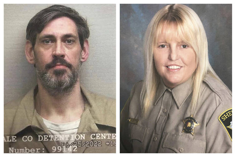 U.S. MARSHALS SERVICE, LAUDERDALE COUNTY SHERIFF’S OFFICE VIA ASSOCIATED PRESS
                                This combination of photos shows inmate Casey White, left, and Assistant Director of Corrections Vicky White. The former Alabama jail official on the run with the murder suspect she was accused of helping escape shot and killed herself Monday, as authorities caught up with the pair after more than a week of searching, officials said. The man she fled with surrendered.