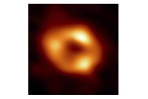 ASSOCIATED PRESS
                                This image released by the Event Horizon Telescope Collaboration, Thursday, May 12, 2022, shows a black hole at the center of our Milky Way galaxy.