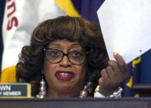 ASSOCIATED PRESS / 2015
                                Corrine Brown, D-Fla., speaks at a hearing on Capitol Hill in Washington.