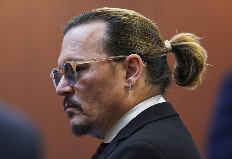 POOL PHOTO / AP
                                Actor Johnny Depp appears in the courtroom at the Fairfax County Circuit Courthouse in Fairfax, Va.