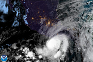 NOAA VIA ASSOCIATED PRESS
                                This NOAA satellite image shows Hurricane Agatha off the Pacific coast of Oaxaca state, Mexico this morning.