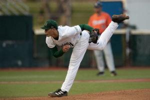STAR-ADVERTISER / APRIL 29
                                University of Hawaii Rainbow Warriors Cade Halemanu was the starting pitcher against the Cal State Fullerton Titans in a baseball game at Les Murakami Stadium.
