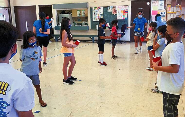COURTESY HONOLULU PARKS AND RECREATION DEPARTMENT
                                Honolulu Mayor Rick Blangiardi and the Department of Parks and Recreation announced today that all keiki participants in the 2022 Summer Fun Program will be required to wear face masks while indoors or inside transportation vehicles.