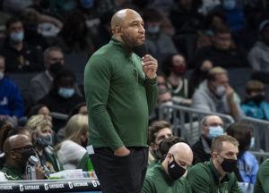 ASSOCIATED PRESS / JAN. 8
                                Milwaukee Bucks acting coach Darvin Ham watches during the first half of the team’s NBA basketball game against the Charlotte Hornets in Charlotte, N.C.