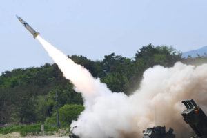 SOUTH KOREA DEFENSE MINISTRY VIA AP / MAY 25
                                In this photo provided by South Korea Defense Ministry, a missile is fired during a joint training between U.S. and South Korea at an undisclosed location in South Korea. North Korea test-launched a suspected intercontinental ballistic missile and two shorter-range weapons into the sea Wednesday, South Korea said, hours after President Joe Biden ended a trip to Asia where he reaffirmed the U.S. commitment to defend its allies in the face of the North’s nuclear threat.