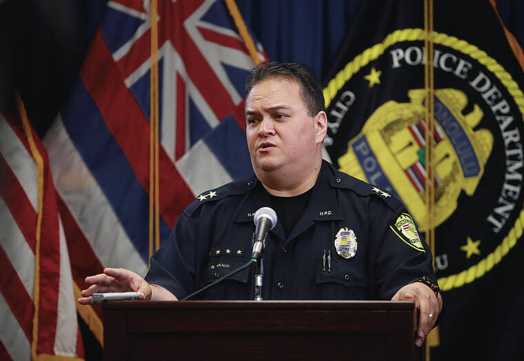 STAR-ADVERTISER
                                ”<strong>We do acknowledge that crime is up from last year. The narrative that crime is like out of control or on the rise, I really disagree with that. As a department we are always concerned. We are doing everything that we can to keep Honolulu safe.”</strong>
                                <strong>Rade Vanic</strong>
                                <em>Interim Honolulu police chief</em>
