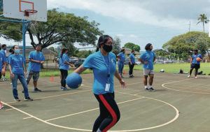 COURTESY YMCA OF HONOLULU
                                The YMCA of Honolulu held training for summer program staff on May 21 that included “mental health first aid” and outdoor games and activities the staff will be leading.