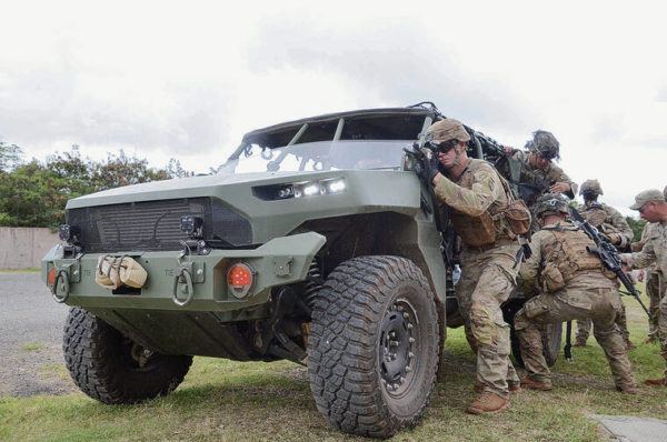 U.S. Army Hybrid vehicle gets tested for Pacific conditions