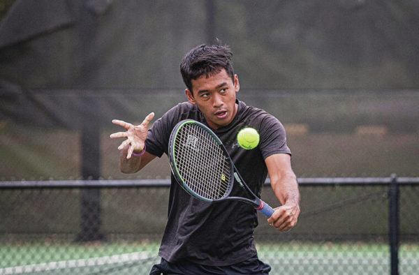 Hawaii tennis player Andre Ilagan is earning the respect of teammates, nationally ranked players