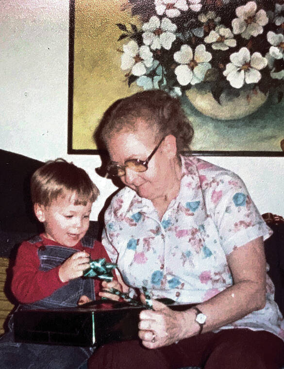 COURTESY PHOTO
                                Natalie McMahon’s mother Ellen Nicotra with her grandson Anthony Nicotra.