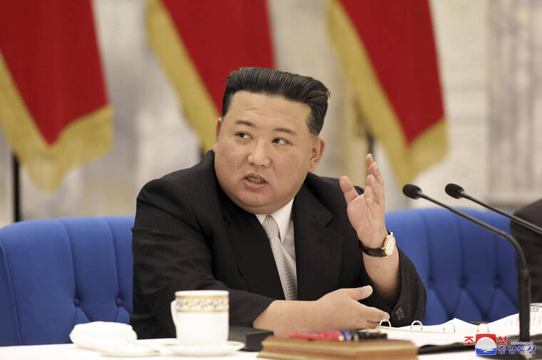 KOREAN CENTRAL NEWS AGENCY / KOREA NEWS SERVICE / APA
                                In this photo provided by the North Korean government, North Korean leader Kim Jong Un attends a meeting of the Central Military Commission of the ruling Workers’ Party, which were held between June 21 and 23, in Pyongyang, North Korea.