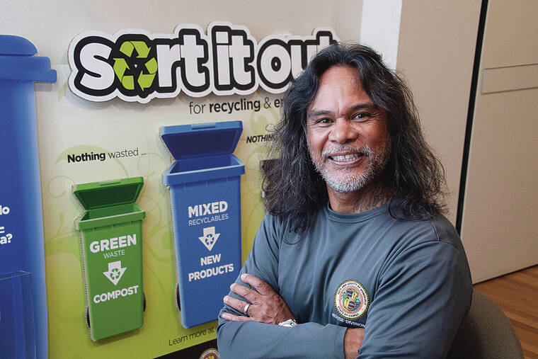 CRAIG T. KOJIMA / CKOJIMA@STARADVERTISER.COM
                                Environmental portrait of Henry Gabriel, city recycling program branch chief.
