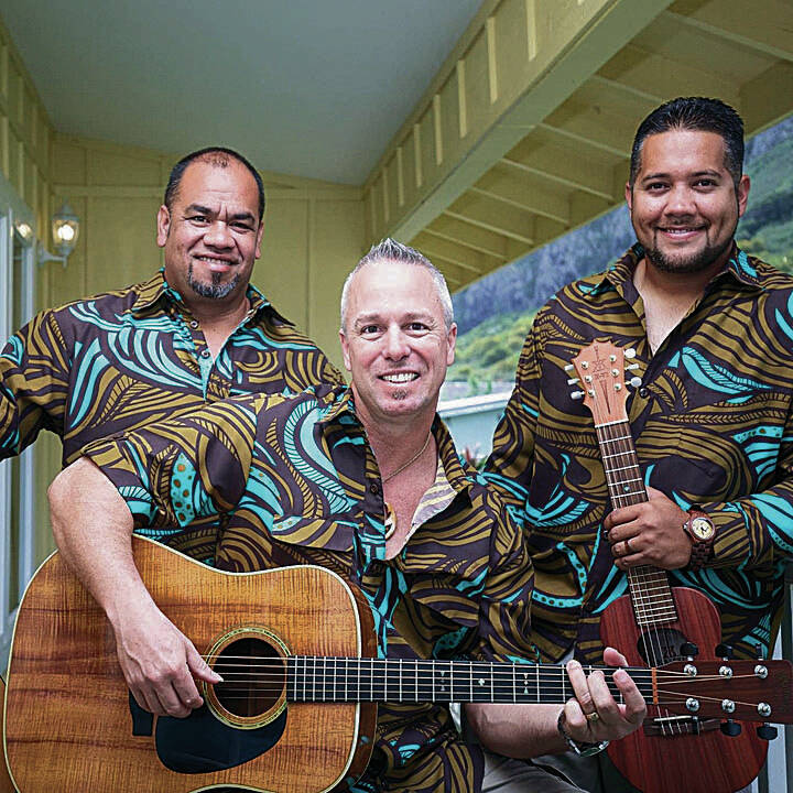 COURTESY PHOTO
                                Maunalua — Kahi Kaonohi, from left, Bobby ­Moderow Jr. and Richard Gideon — will open the Honolulu Zoo’s “Wildest Show in Town” series on Wednesday.
