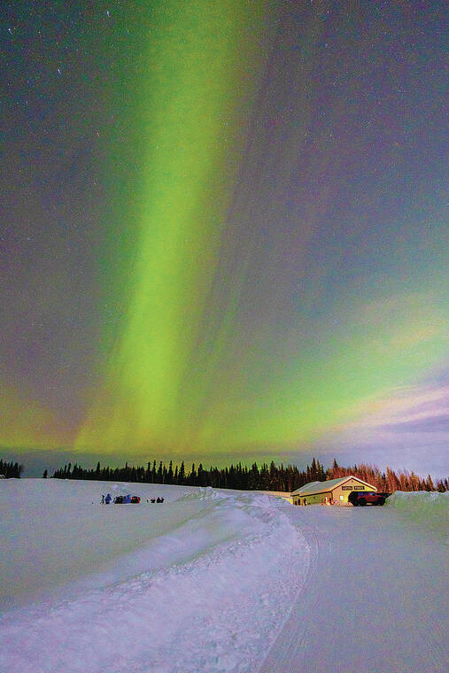 DOUGLAS PEEBLES / SPECIAL TO THE STAR-ADVERTISER
                                Fairbanks, Alaska, is one of the best places to see the northern lights (aurora borealis), including at Aurora Pointe