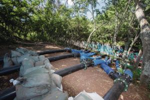 CINDY ELLEN RUSSELL / JAN. 28
                                The Navy continues to pump about 4.5 million gallons of water daily from the Red Hill shaft into Halawa Stream through a system of pipes.