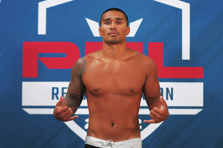 COURTESY PFL
                                Two-time welterweight champion Ray Cooper weighed in at 170.4 pounds in Atlanta on Thursday.