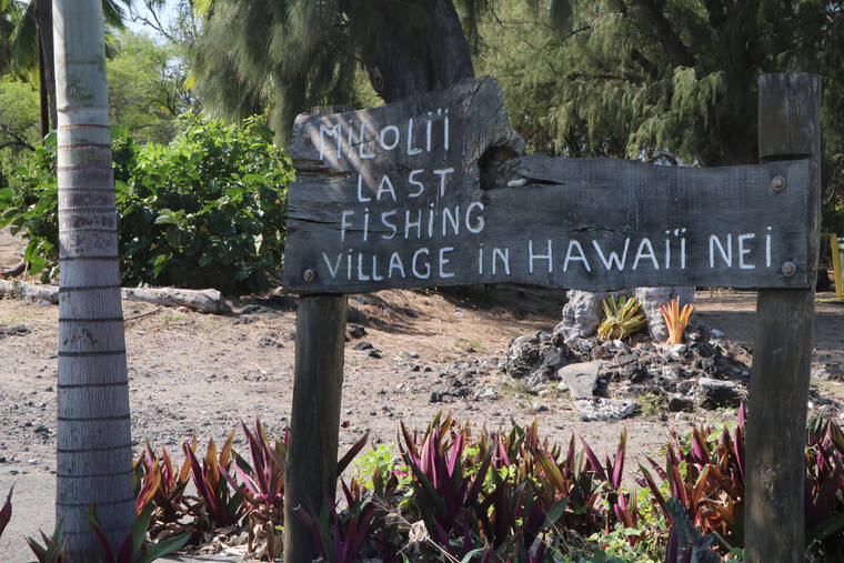 COURTESY DEPARTMENT OF LAND AND NATURAL RESOURCES The Board of Land and Natural Resources has given final approval to designate the Milolii Community Based Subsistence Fishing Area located along the southwest coast of Hawaii island.