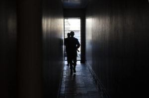 ASSOCIATED PRESS
                                A dark passage during a power outage in a Johannesburg shopping centre on Thursday.