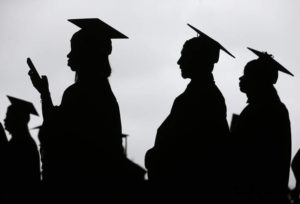 ASSOCIATED PRESS
                                New graduates line up before the start of the Bergen Community College commencement, in May 2018, at MetLife Stadium in East Rutherford, N.J. A deadline is fast approaching for teachers, librarians, nurses and others who work in public service to apply to have their student loan debt forgiven.