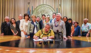 STAR-ADVERTISER
                                Gov. David Ige signs House Bill 2739 “Our Care, Our Choice Act” making Hawaii the 7th Jurisdiction to have an End-of-Life choice.