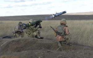 UKRAINIAN DEFENSE MINISTRY PRESS SERVICE VIA AP / JAN. 12
                                A Ukrainian soldiers use a launcher with US Javelin missiles during military exercises in Donetsk region, Ukraine. The Russian invasion of Ukraine is the largest conflict that Europe has seen since World War II, with Russia conducting a multi-pronged offensive across the country. The Russian military has pummeled wide areas in Ukraine with air strikes and has conducted massive rocket and artillery bombardment resulting in massive casualties.