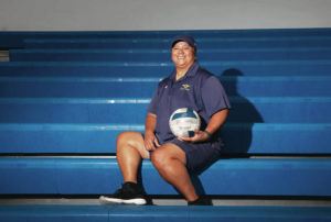 CINDY ELLEN RUSSELL / CRUSSELL@STARADVERTISER.COM
                                A natural athlete, Tita Ahuna played multiple sports growing up. She eventually excelled in volleyball as a player and a coach. Ahuna is now a co-athletic director at Punahou.