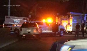 ASSOCIATED PRESS
                                A 91-year-old male patient has died and a paramedic is in critical condition after an ambulance caught fire in the driveway at Adventist Health Castle in Kailua on Wednesday night.