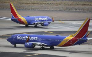 ASSOCIATED PRESS
                                Southwest Airlines planes at Phoenix Sky Harbor International Airport in Phoenix.