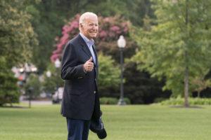 ASSOCIATED PRESS
                                President Joe Biden walks to board Marine One on the South Lawn of the White House in Washington, on his way to his Rehoboth Beach, Del., home after his most recent COVID-19 isolation.