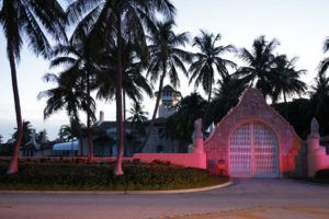 ASSOCIATED PRESS
                                The entrance to former President Donald Trump’s Mar-a-Lago estate is shown, Monday, in Palm Beach, Fla. Trump said in a lengthy statement that the FBI was conducting a search of his Mar-a-Lago estate and asserted that agents had broken open a safe.