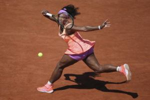 ASSOCIATED PRESS
                                Serena Williams of the U.S. returns in the final of the French Open tennis tournament against Lucie Safarova of the Czech Republic at the Roland Garros stadium, in Paris on June 6, 2015.
