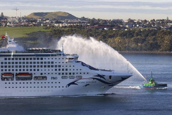 New Zealand welcomes back first cruise ship since COVID hit