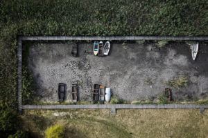 ASSOCIATED PRESS
                                Boats lay on the dried lake bed in a port in Velence, Hungary.