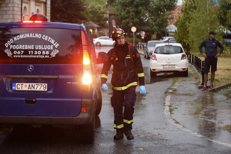 Gunman in Montenegro kills 10, then shot dead by passerby