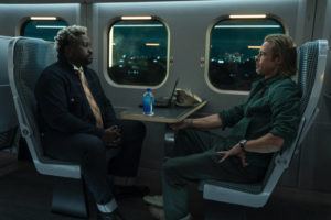 SCOTT GARFIELD/SONY PICTURES VIA ASSOCIATED PRESS
                                Bryan Tyree Henry, left, and Brad Pitt in a scene from “Bullet Train.”