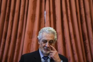ASSOCIATED PRESS / 2021
                                Opera tenor Placido Domingo attends an awards ceremony in the Royal Theatre in Madrid, Spain, June 10, 2021.
