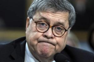 ASSOCIATED PRESS
                                Attorney General William Barr appears before a House Appropriations subcommittee on Capitol Hill in Washington, in April 2019. The Justice Department under Attorney General William Barr improperly withheld portions of an internal memorandum Barr cited in publicly announcing that then-President Donald Trump had not committed obstruction of justice in the Russia investigation. That’s the ruling by a federal appeals court today.